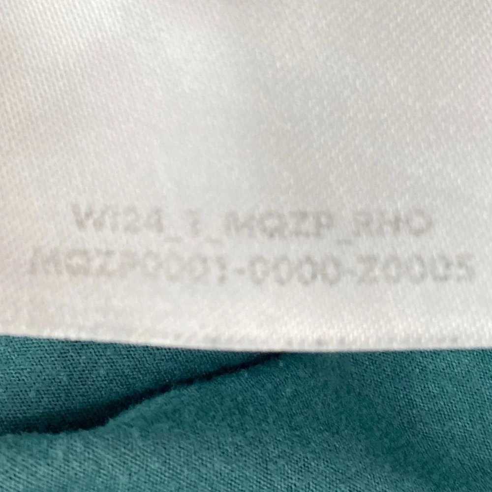 Rhoback Mens XXL Teal Green Performance Quarter Zip Pullover MQZP0001-0000-Z0005